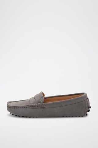 Mocassins en nubuck Thandie - Gris