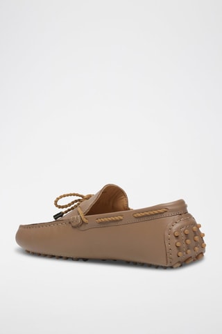Mocassins en cuir nappa Butler - Marron
