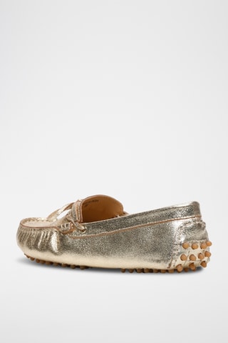 Mocassins en cuir Newton - Doré