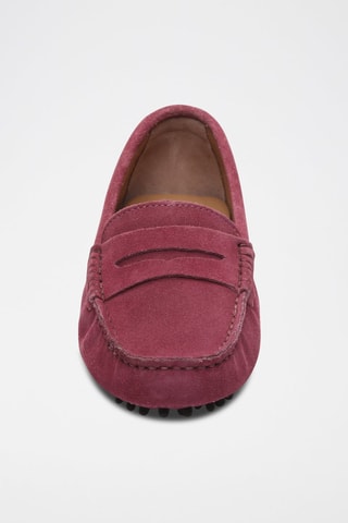 Mocassins en nubuck - Violet