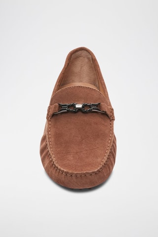 Mocassins en nubuck Kurt - Marron