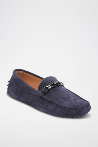 Mocassins en nubuck Kurt - Bleu