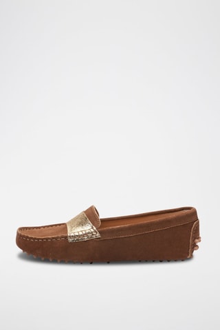 Mocassins en nubuck Meloa - Marron