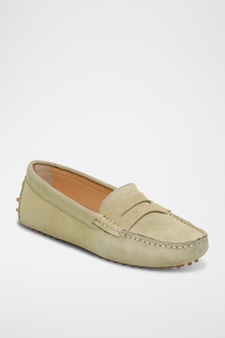 Mocassins en nubuck Thandie - Jaune