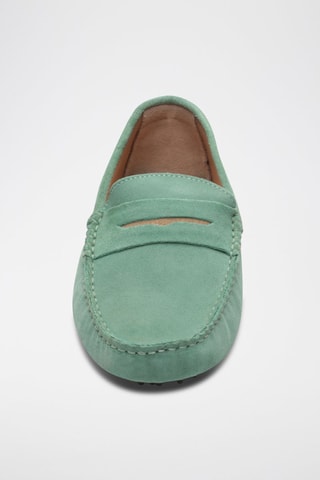Mocassins en croûte de cuir nubuck Cliff - Bleu