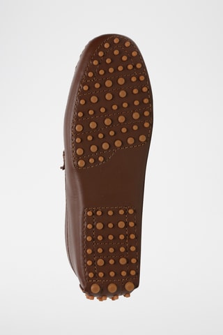 Mocassins en cuir nappa Alan - Marron