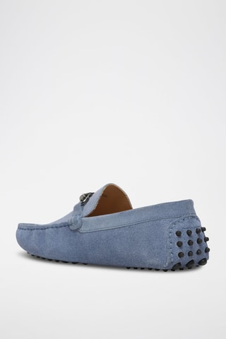 Mocassins en nubuck Trenton - Bleu