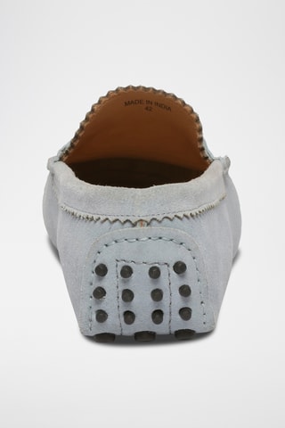 Mocassins en nubuck Dennis - Bleu