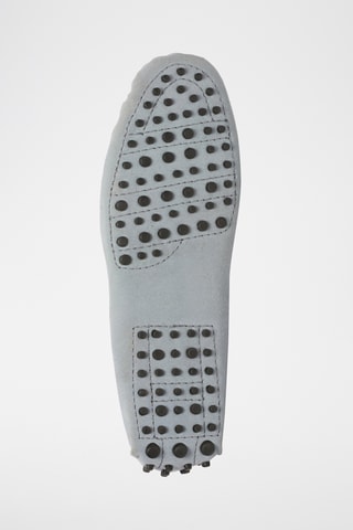 Mocassins en nubuck Dennis - Bleu