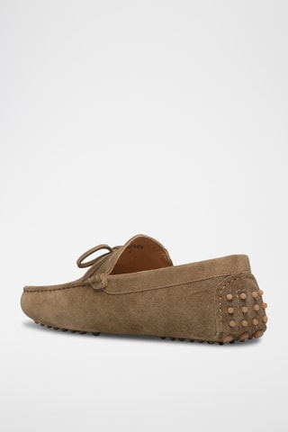 Mocassins en nubuck Andy - Kaki