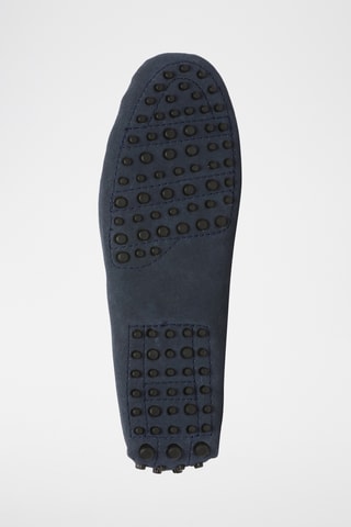 Mocassins en nubuck Drake - Bleu