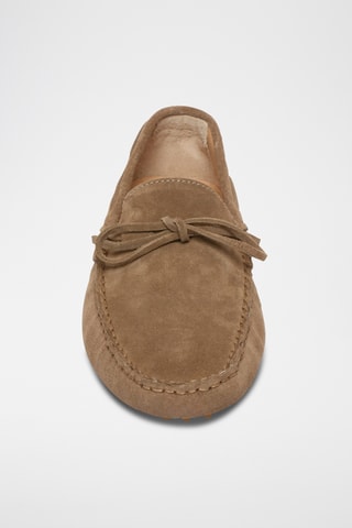 Chaussures bateau en nubuck Quid - Kaki