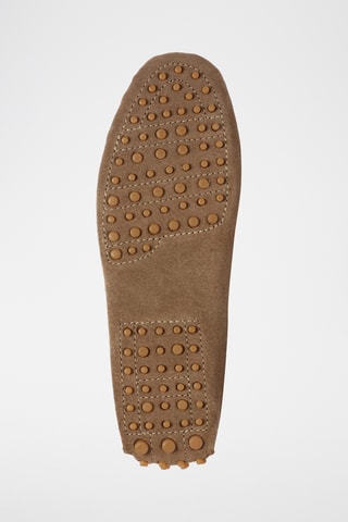 Chaussures bateau en nubuck Quid - Kaki