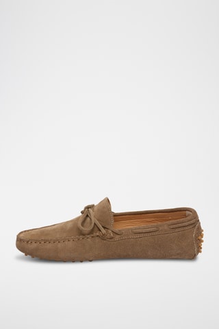 Chaussures bateau en nubuck Quid - Kaki