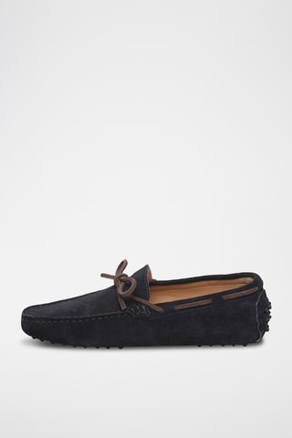 Chaussures bateau en nubuck Tivaro - Bleu