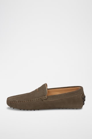 Mocassins en nubuck Lodrick - Kaki