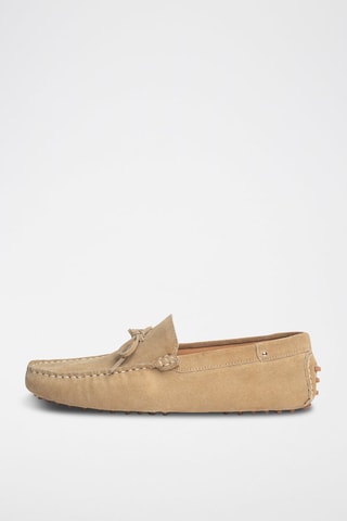 Mocassins en nubuck - Beige