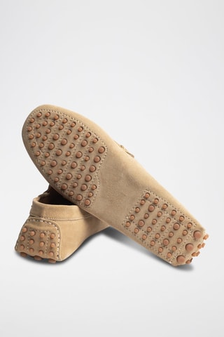 Mocassins en nubuck - Beige