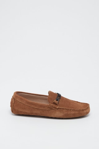 Mocassins en nubuck - Beige
