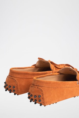 Mocassins en nubuck Newton - Orange