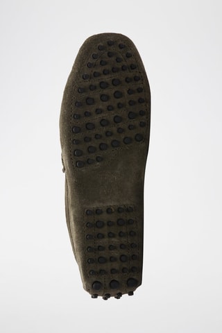 Mocassins en nubuck Jace - Vert et marron