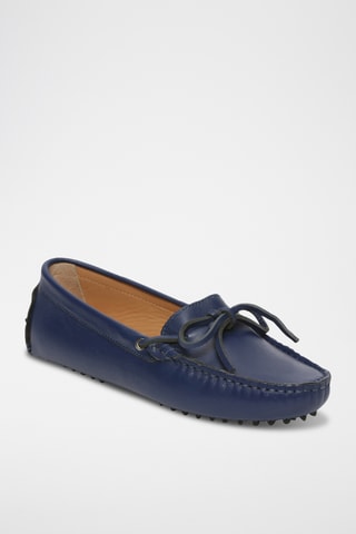 Mocassins en cuir nappa Kate - Bleu
