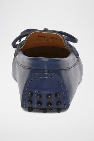 Mocassins en cuir nappa Kate - Bleu