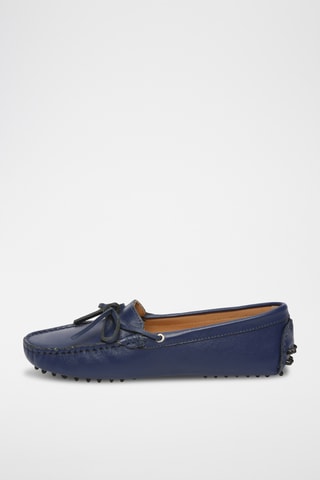 Mocassins en cuir nappa Kate - Bleu