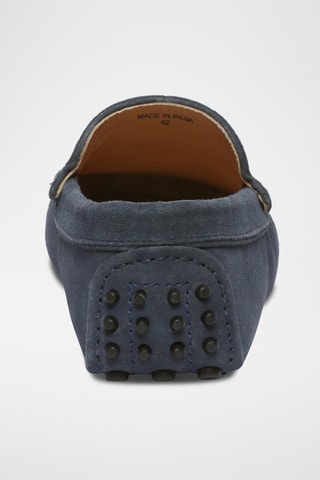 Mocassins en nubuck Hubert - Bleu