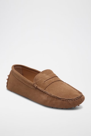 Mocassins en nubuck Wales - Marron