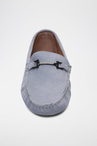 Mocassins en nubuck Harold - Bleu