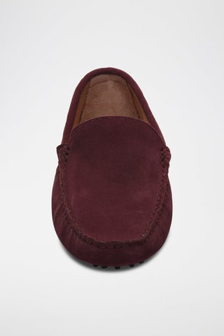 Mocassins en nubuck - Violet