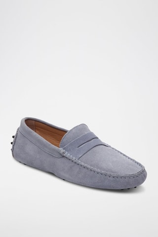 Mocassins en nubuck Wales - Bleu