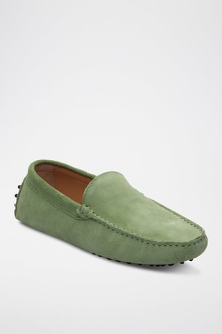 Mocassins en nubuck Cambridge - Vert