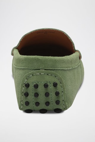 Mocassins en nubuck Cambridge - Vert