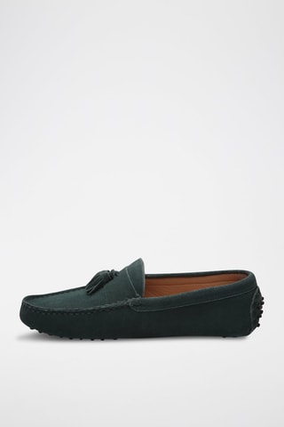 Mocassins en nubuck Earl - Vert