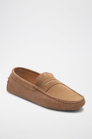 Mocassins en nubuck Cliff - Beige