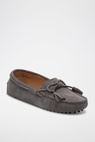 Mocassins en nubuck Lily - Gris