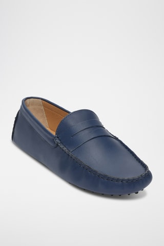 Mocassins en cuir Cole - Bleu