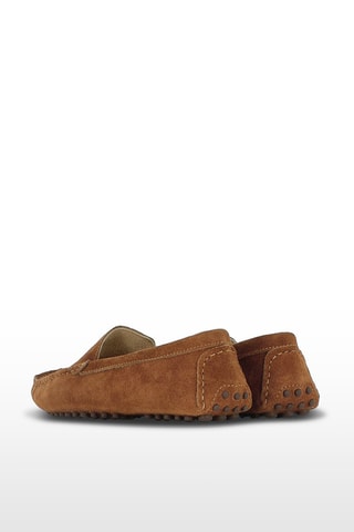 Mocassins en nubuck Lenny - Marron