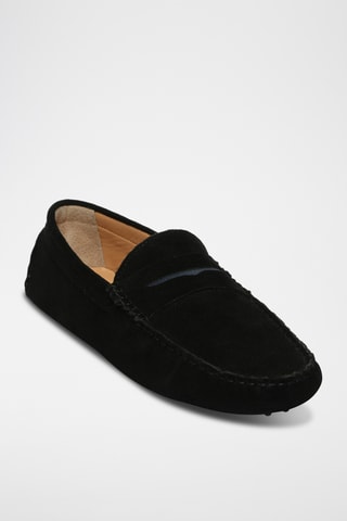 Mocassins en nubuck Drake - Noir