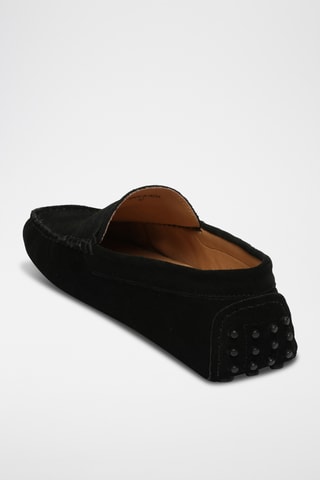 Mocassins en nubuck Drake - Noir