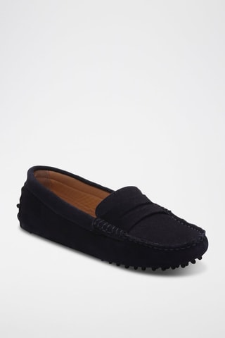 Mocassins en nubuck Thandie - Bleu