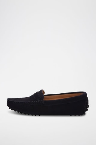Mocassins en nubuck Thandie - Bleu