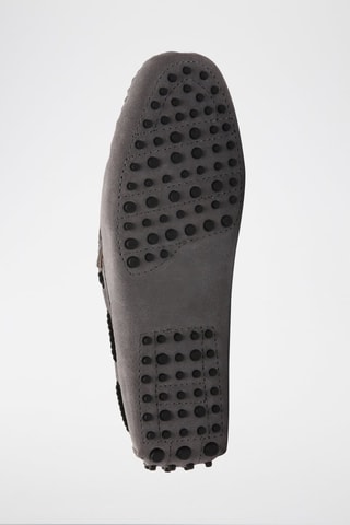 Mocassins en nubuck Butler - Gris