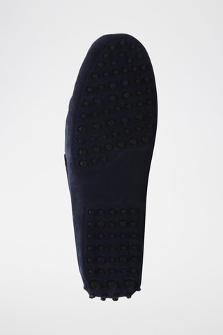 Mocassins en nubuck Cole - Bleu