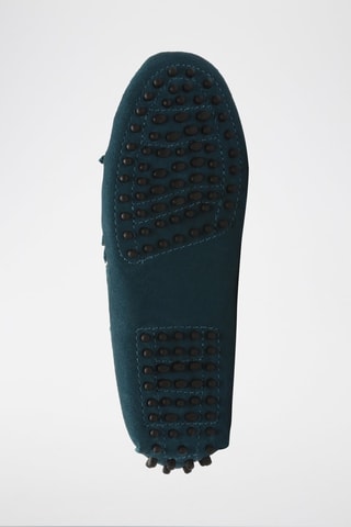 Mocassins en nubuck Newton - Vert