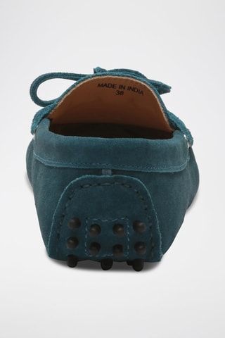 Mocassins en nubuck Newton - Vert
