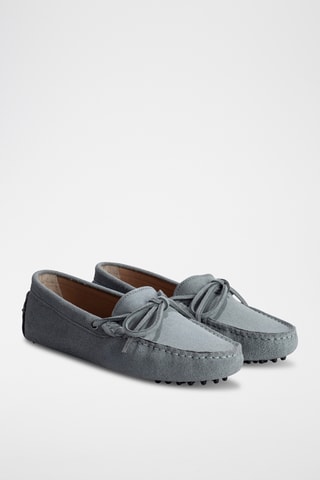 Mocassins en nubuck Newton - Bleu