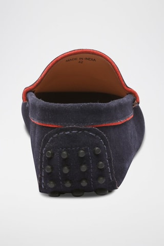 Mocassins en nubuck Lodrick - Bleu